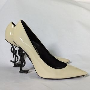 YSL Opyum Pumps in Real Beige